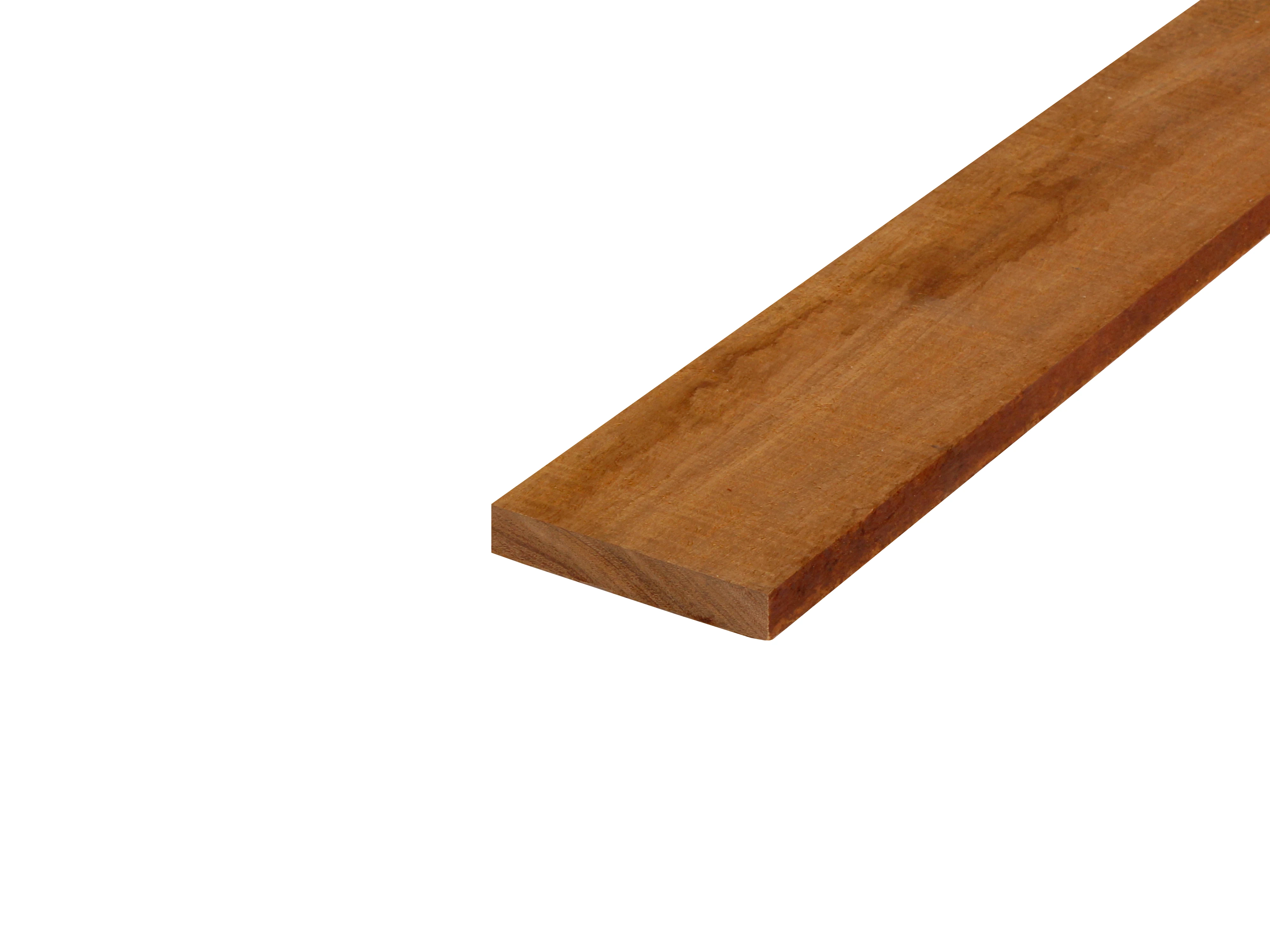 Angelim Vermelho Plank 2 x 10 cm (20 x 100 mm) - Lengte 450 cm - Afbeelding 2